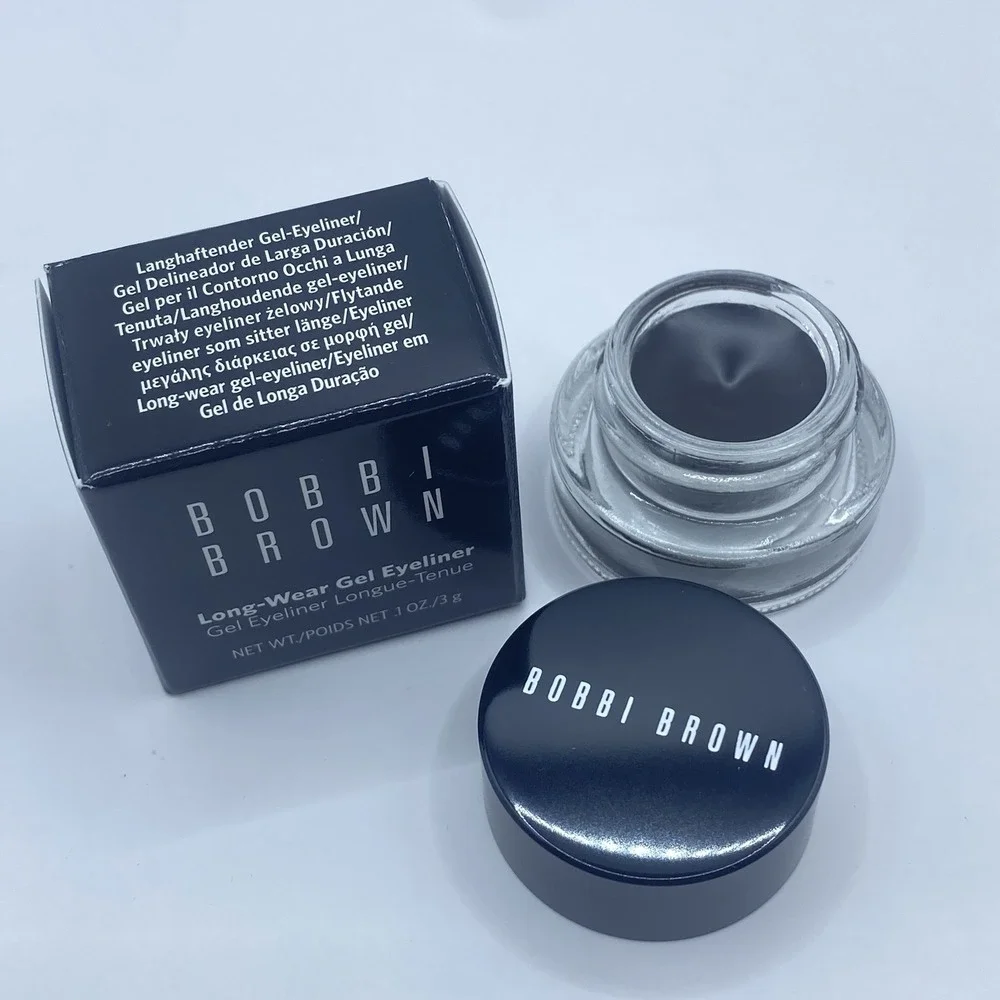 Bobbi Brown Long-Wear Gel Eyeliner Caviar Ink 27 Black Full Size .1oz/3g, NIB